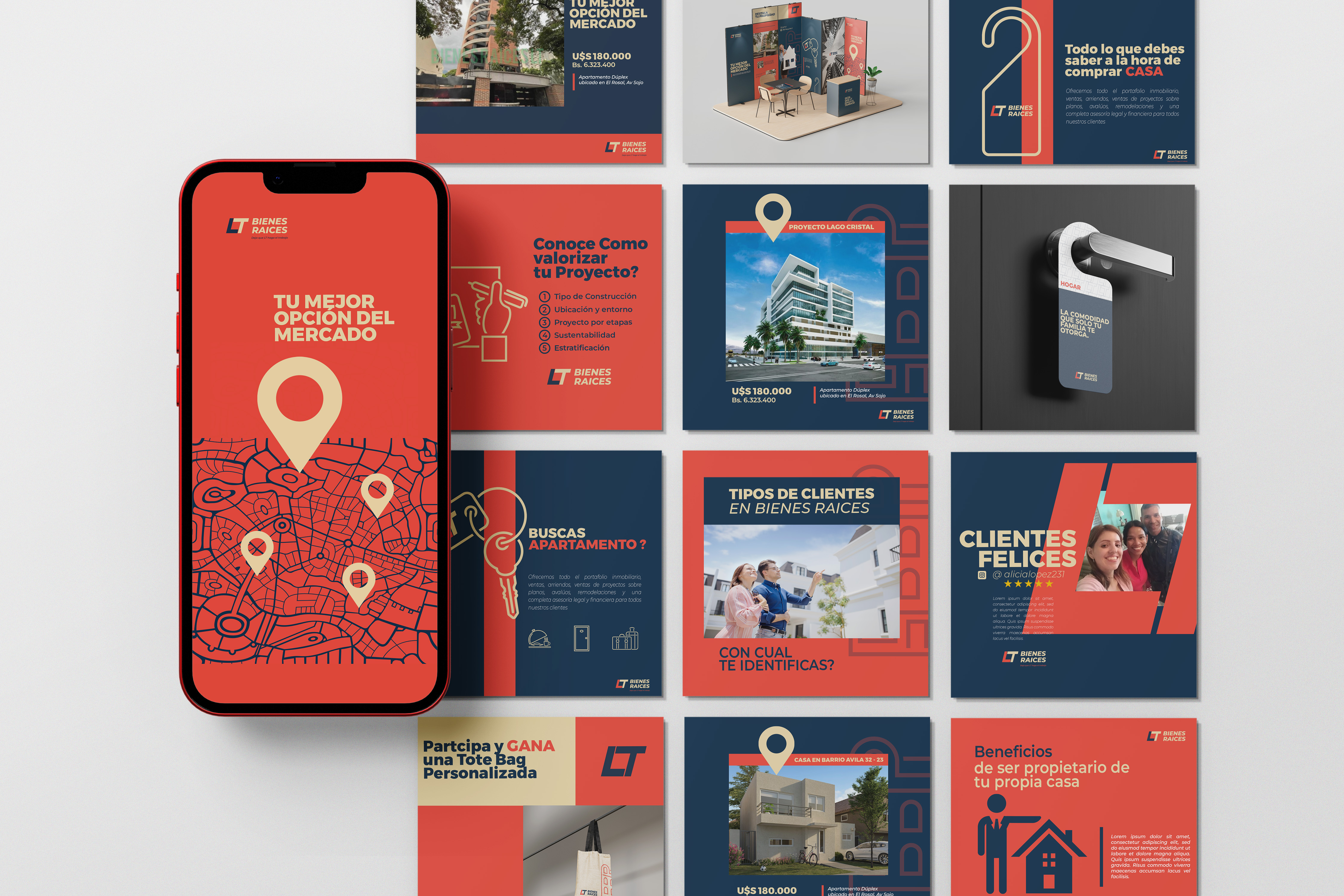 Diseño de Interfaz, App Bienes Raíces